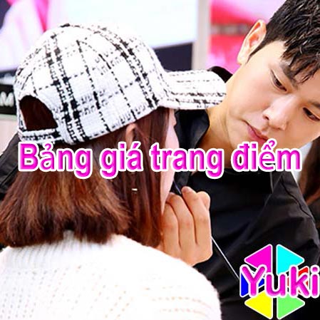 Bảng giá trang điểm tại nhà